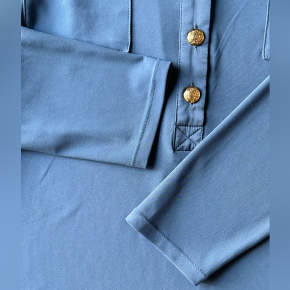 White House Black Market Long Sleeved Blouse Size Large - Picture 5 of 9